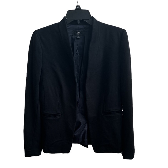 J.Crew 365 Going Out Blazer In Stretch Twill Black Womens 6 Tall - Picture 5 of 7